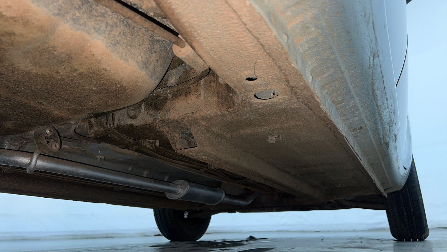 Used 2021 Datsun Redi-GO T(O) 1.0 AMT Petrol Automatic extra REAR RIGHT UNDERBODY VIEW
