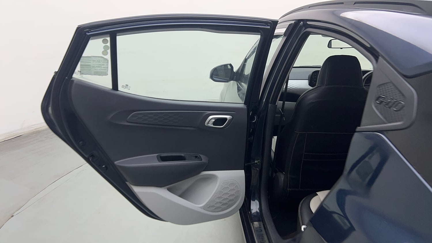 Used 2023 Hyundai Grand i10 Nios Sportz AMT 1.2 Kappa VTVT Petrol Automatic interior LEFT REAR DOOR OPEN VIEW