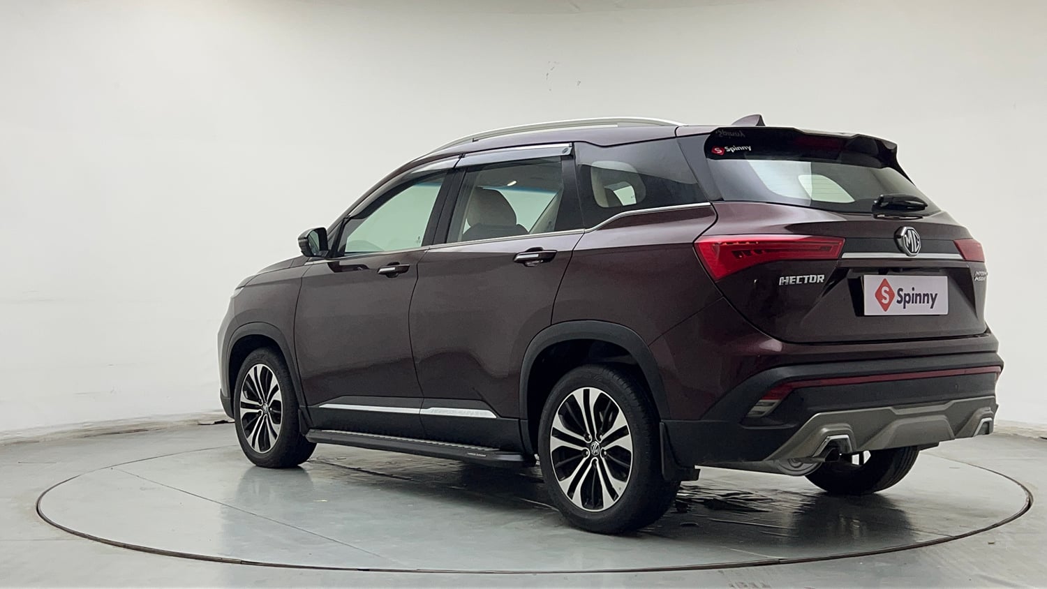 Used 2021 MG Motors Hector Sharp 1.5 Petrol CVT Petrol Automatic exterior LEFT REAR CORNER VIEW
