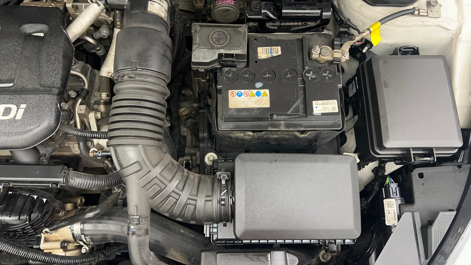 Used 2023 Hyundai New i20 Asta (O) 1.0 Turbo DCT Petrol Automatic engine ENGINE LEFT SIDE VIEW