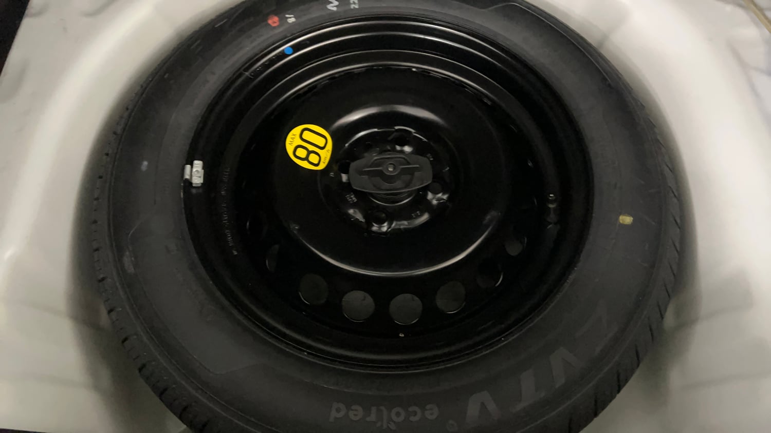 Used 2021 Toyota Glanza G Petrol Manual tyres SPARE TYRE VIEW