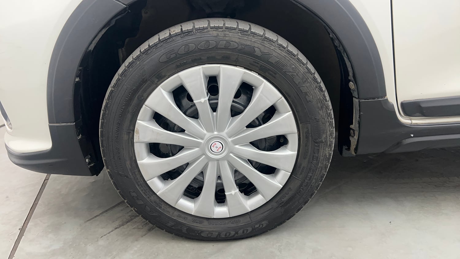 Used 2018 Maruti Suzuki Celerio X Zxi AMT Petrol Automatic tyres LEFT FRONT TYRE RIM VIEW