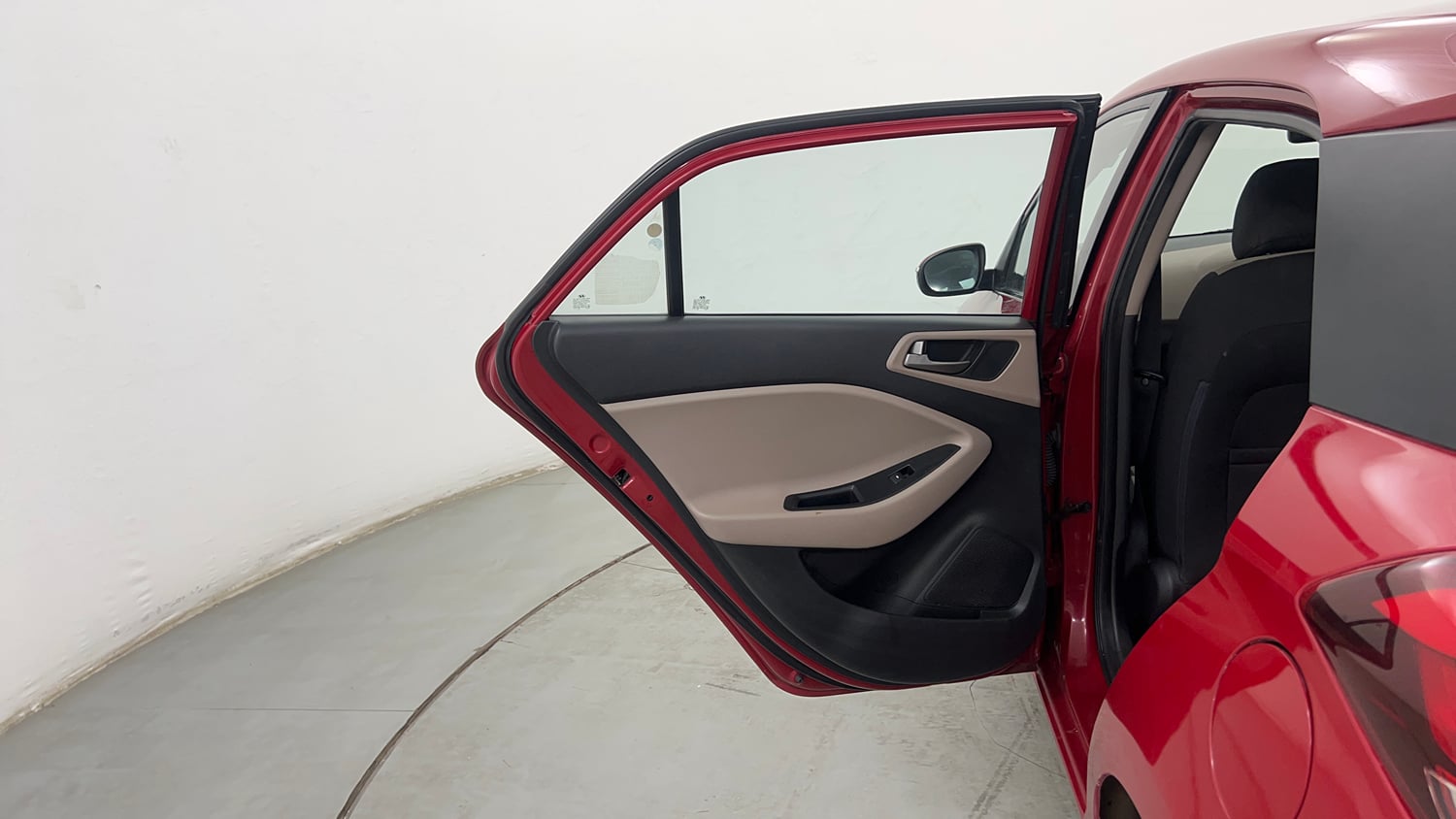 Used 2015 Hyundai Elite i20 Asta 1.2 Petrol Manual interior LEFT REAR DOOR OPEN VIEW