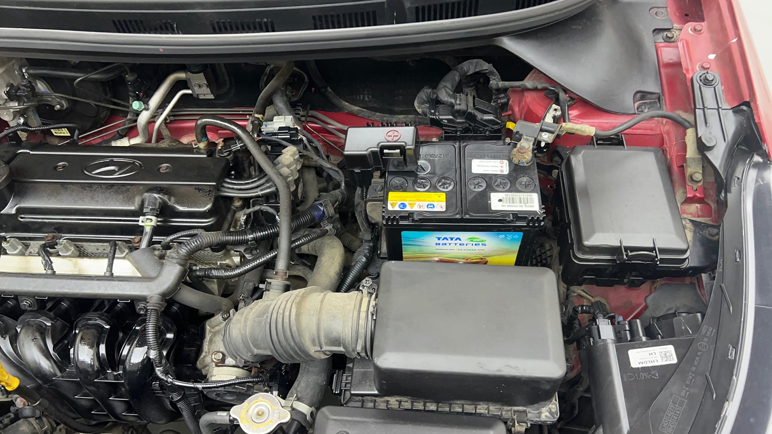 Used 2018 Hyundai Elite i20 Magna Executive 1.2 Petrol Manual engine ENGINE LEFT SIDE VIEW