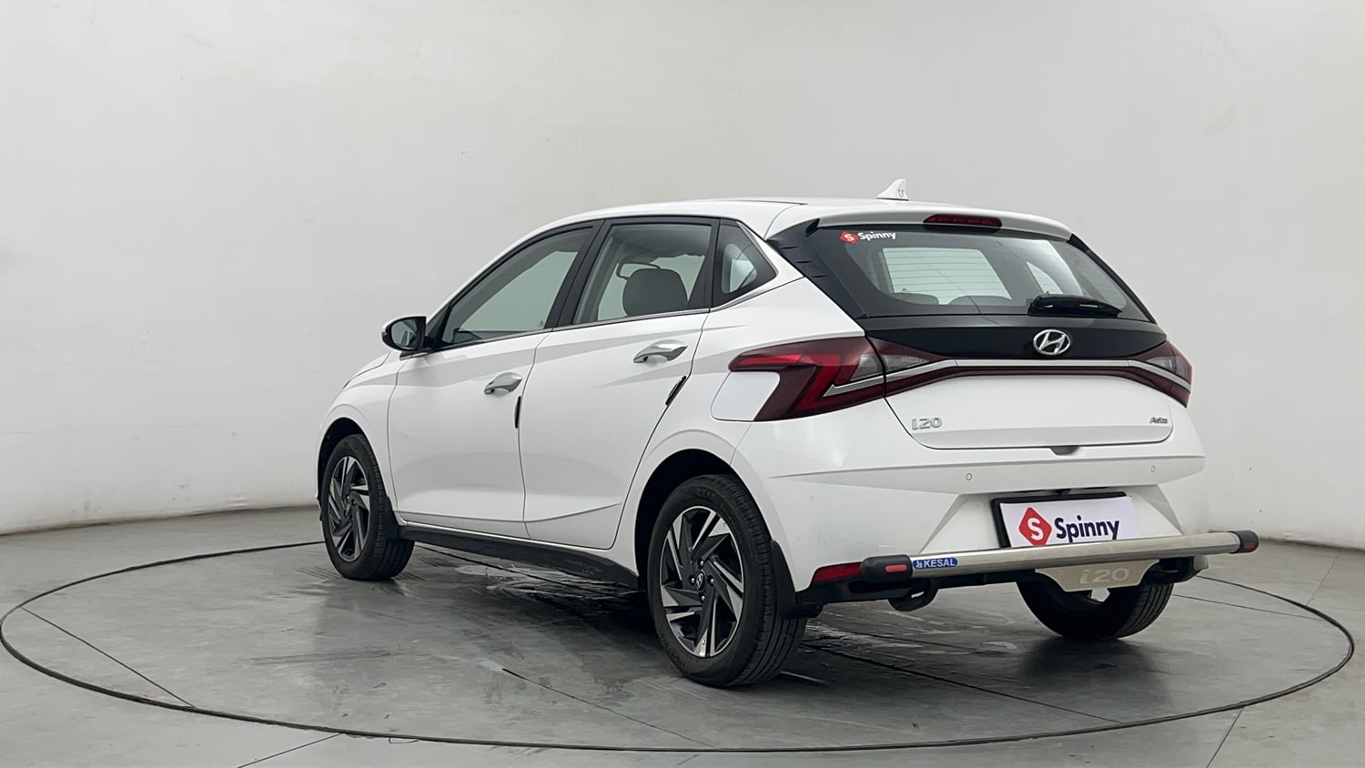 Used 2023 Hyundai New i20 Asta (O) 1.0 Turbo DCT Petrol Automatic exterior LEFT REAR CORNER VIEW