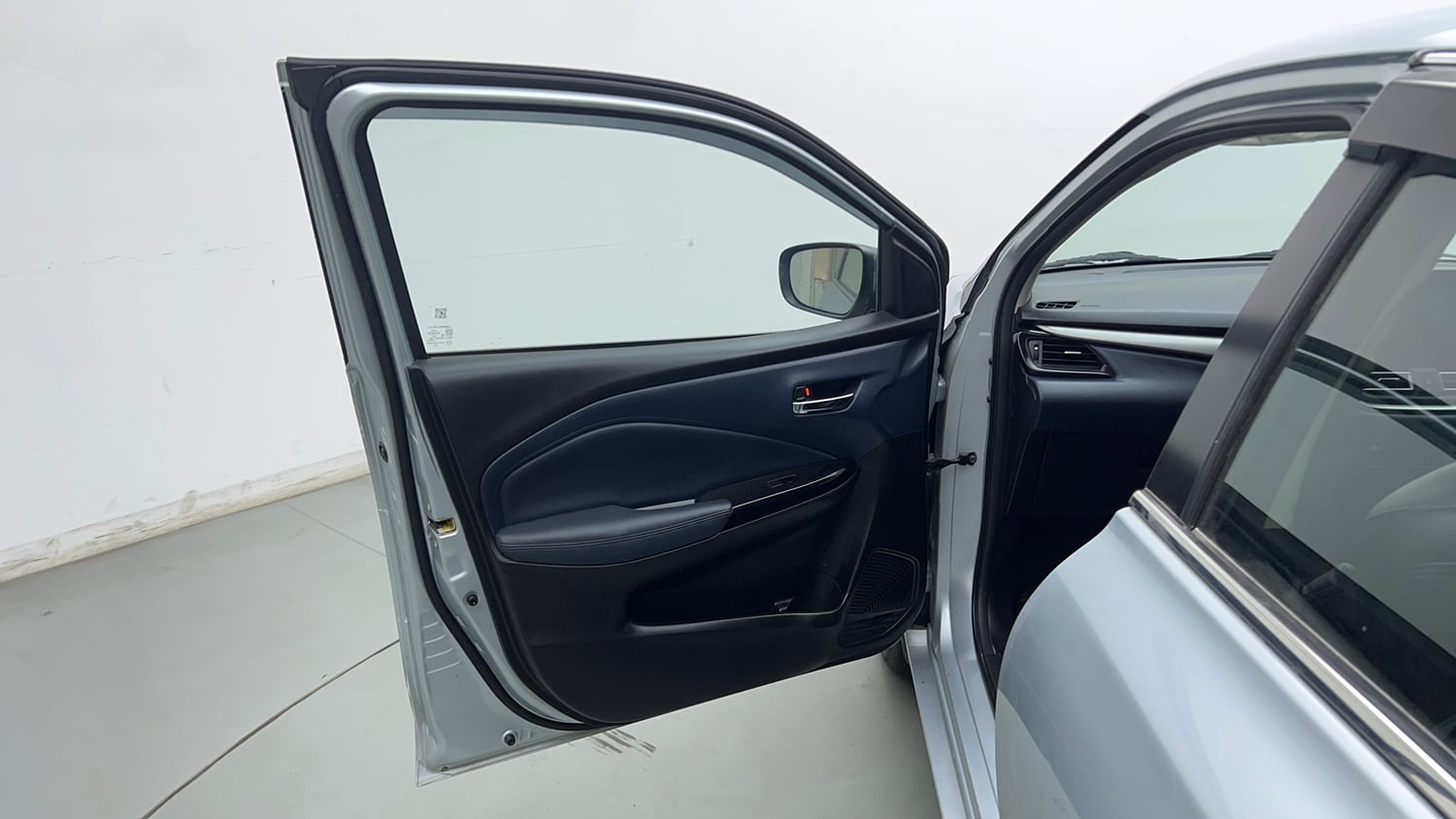Used 2024 Maruti Suzuki Baleno Zeta MT Petrol Manual interior LEFT FRONT DOOR OPEN VIEW
