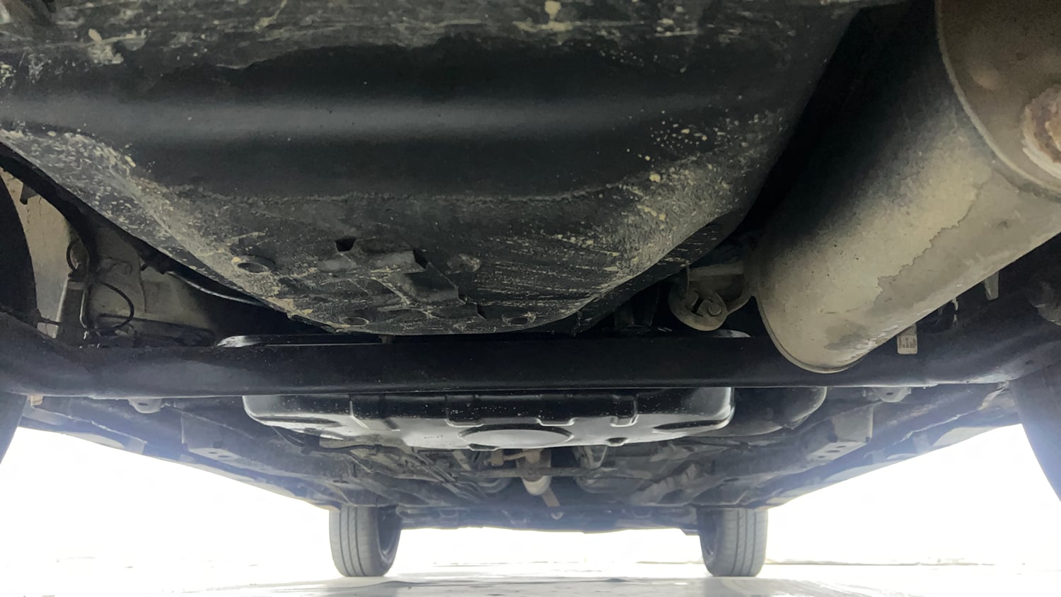 Used 2021 Tata Tiago NRG XZ MT Petrol Manual extra REAR UNDERBODY VIEW (TAKEN FROM REAR)