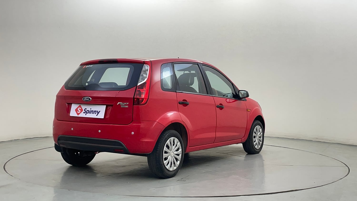 Used 2012 Ford Figo Duratorq Diesel EXI 1.4 Diesel Manual exterior RIGHT REAR CORNER VIEW