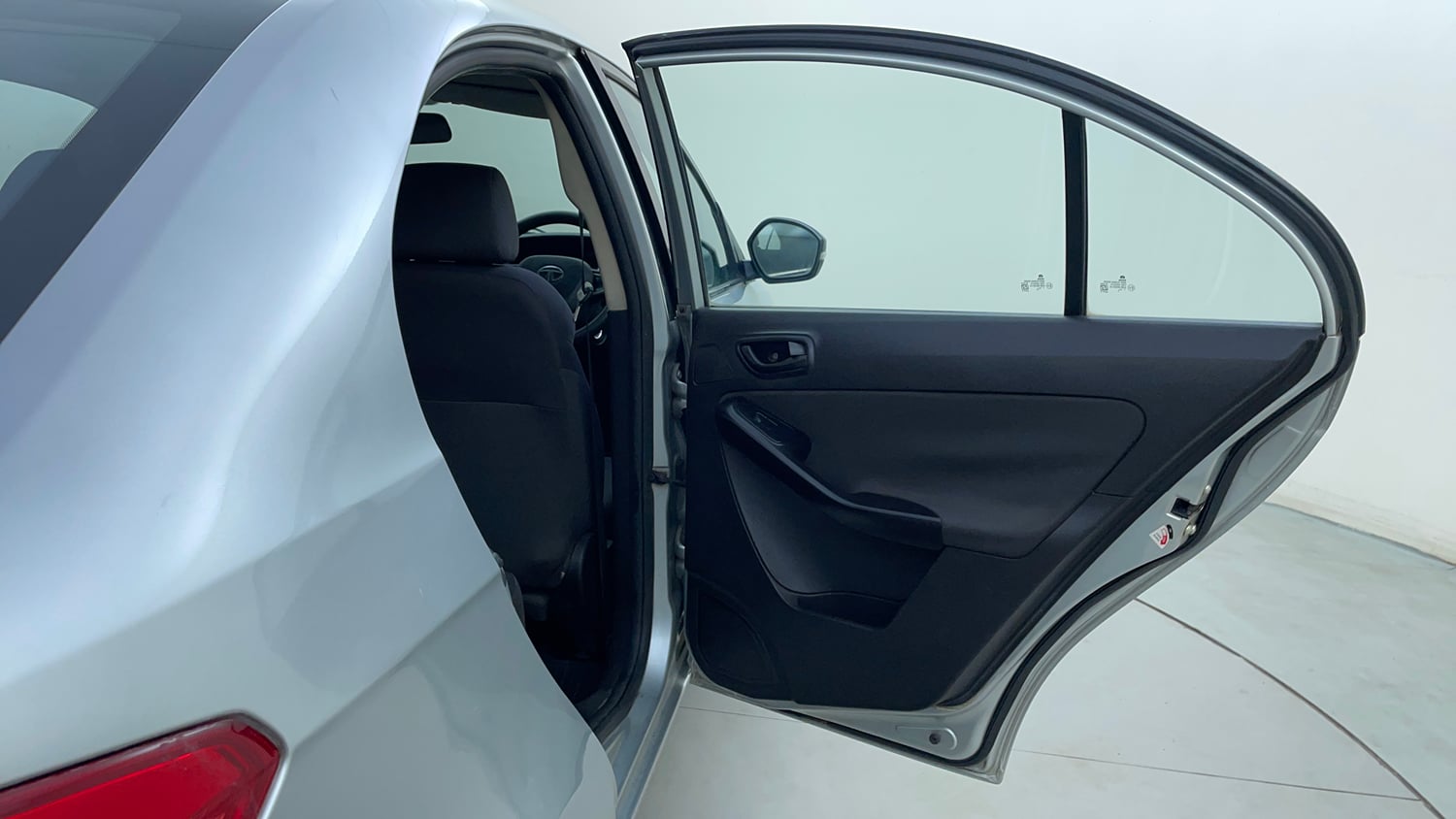 Used 2015 Tata Zest XM Petrol Petrol Manual interior RIGHT REAR DOOR OPEN VIEW