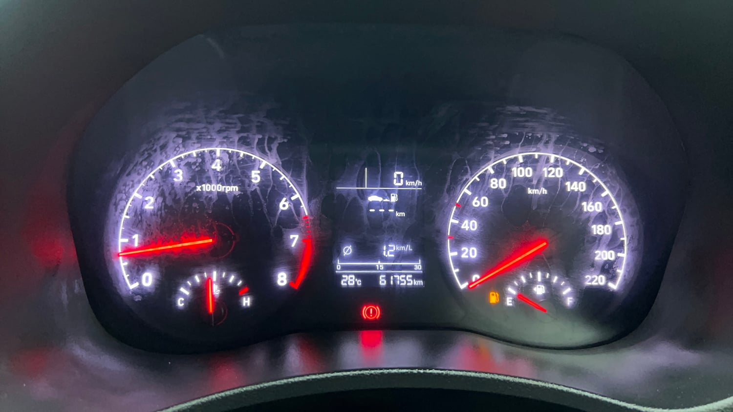 Used 2017 Hyundai Verna EX 1.6 VTVT Petrol Manual interior CLUSTERMETER VIEW