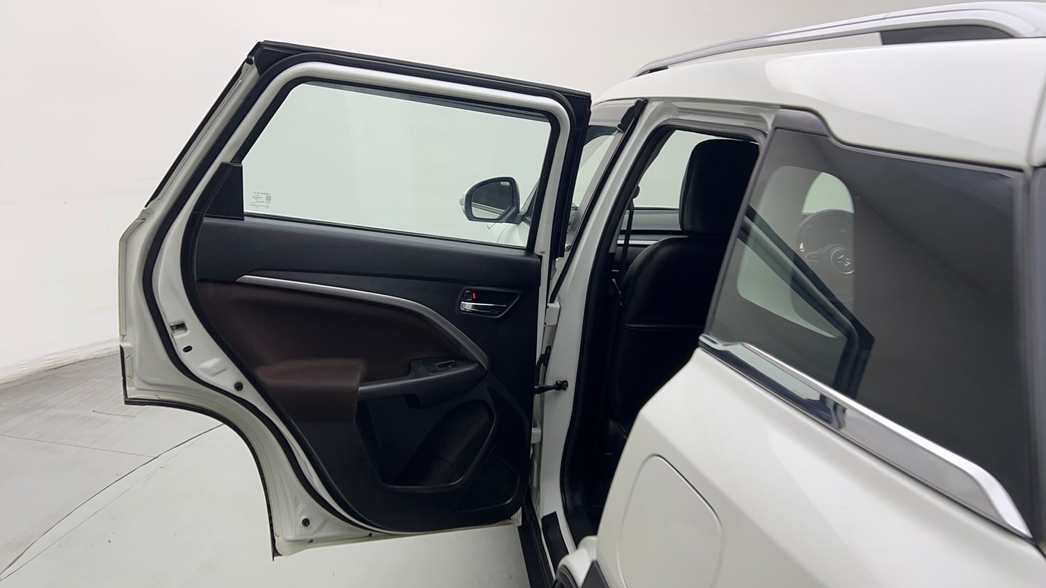 Used 2023 Maruti Suzuki Brezza ZXi Petrol Manual interior LEFT REAR DOOR OPEN VIEW