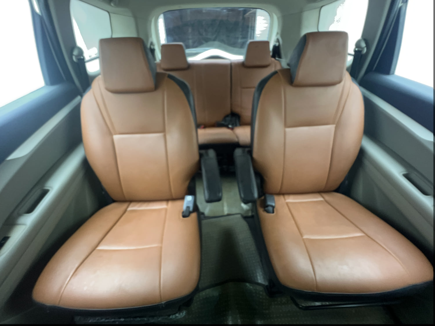 Used 2019 Mahindra Marazzo M6 7 STR Diesel Manual interior REAR SEAT CONDITION VIEW