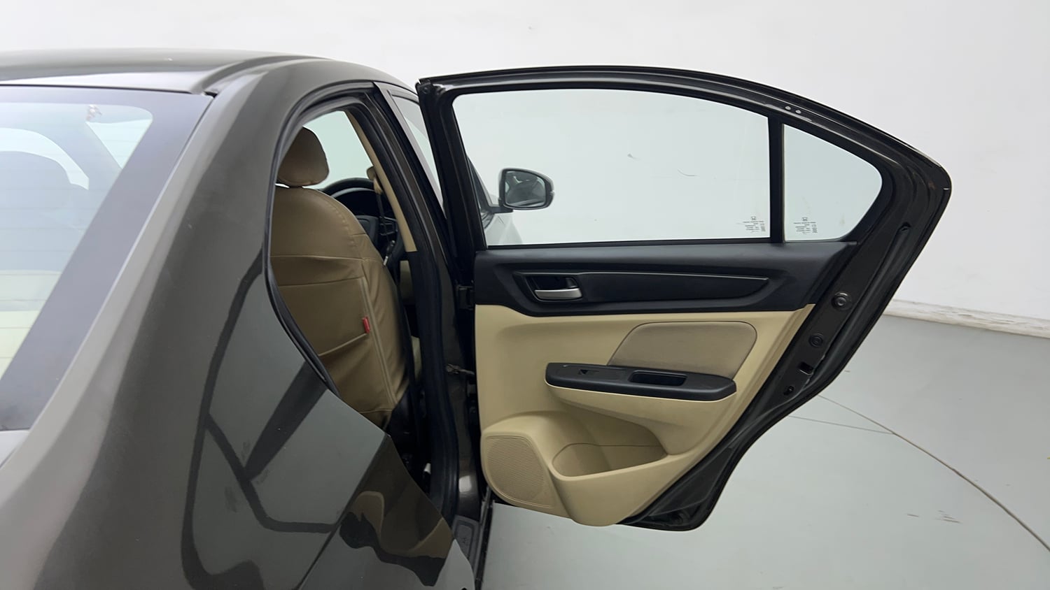 Used 2021 Honda Amaze 1.2 VX CVT Petrol Petrol Automatic interior RIGHT REAR DOOR OPEN VIEW