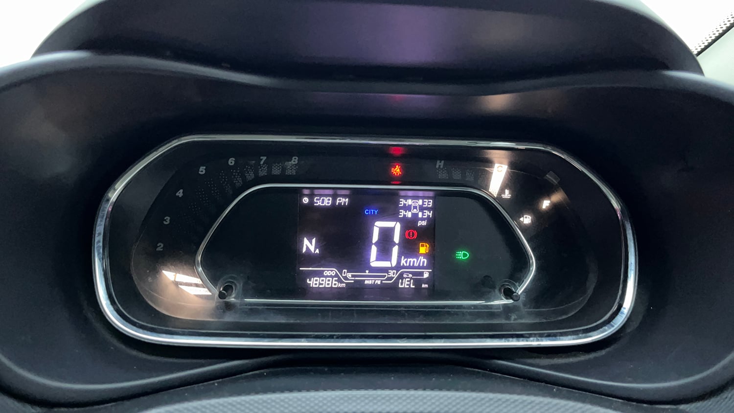 Used 2020 Tata Nexon XZA Plus (O) Dual Tone Petrol Automatic interior CLUSTERMETER VIEW