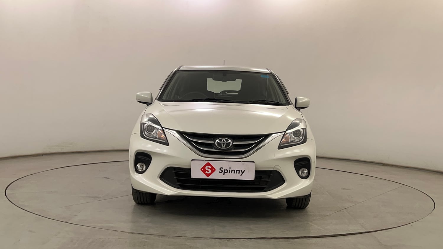 Used 2021 Toyota Glanza G Petrol Manual exterior FRONT VIEW