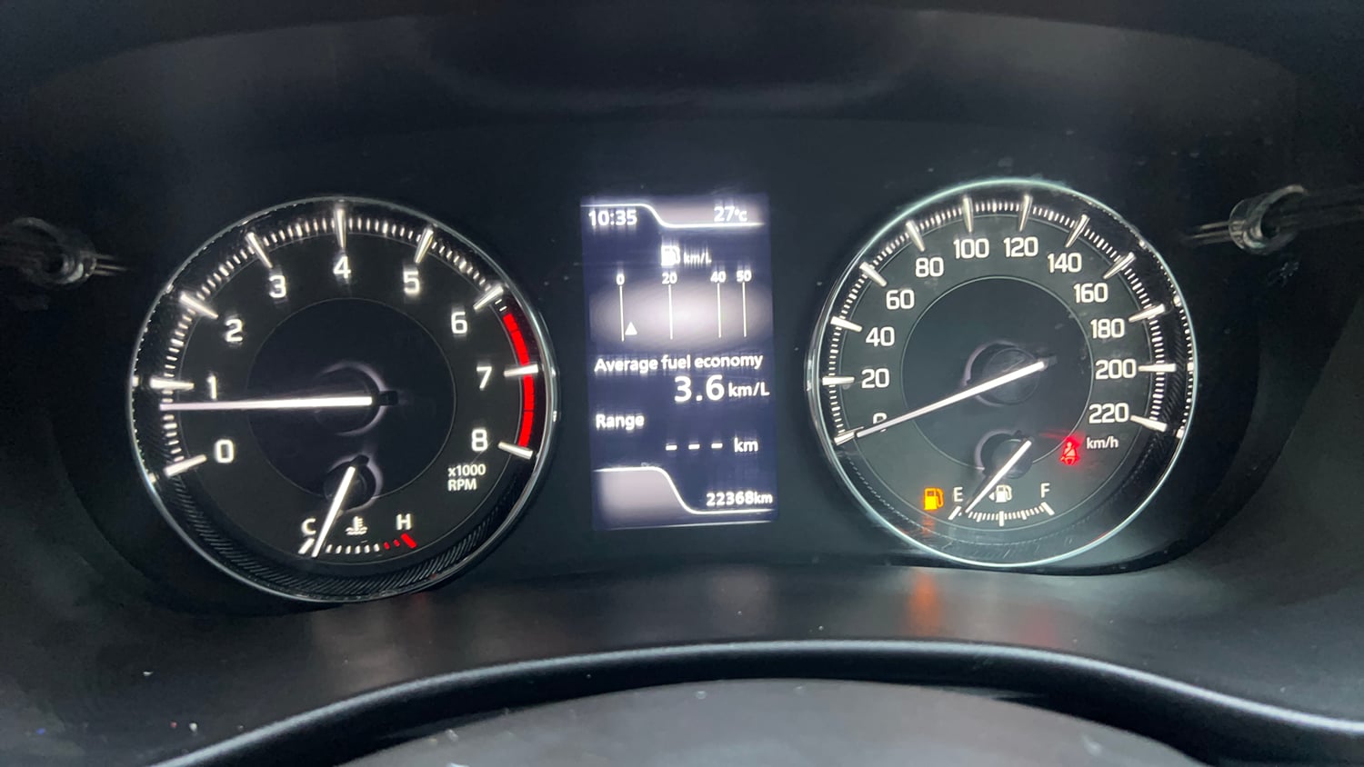 Used 2023 Maruti Suzuki Baleno Alpha MT Petrol Manual interior CLUSTERMETER VIEW