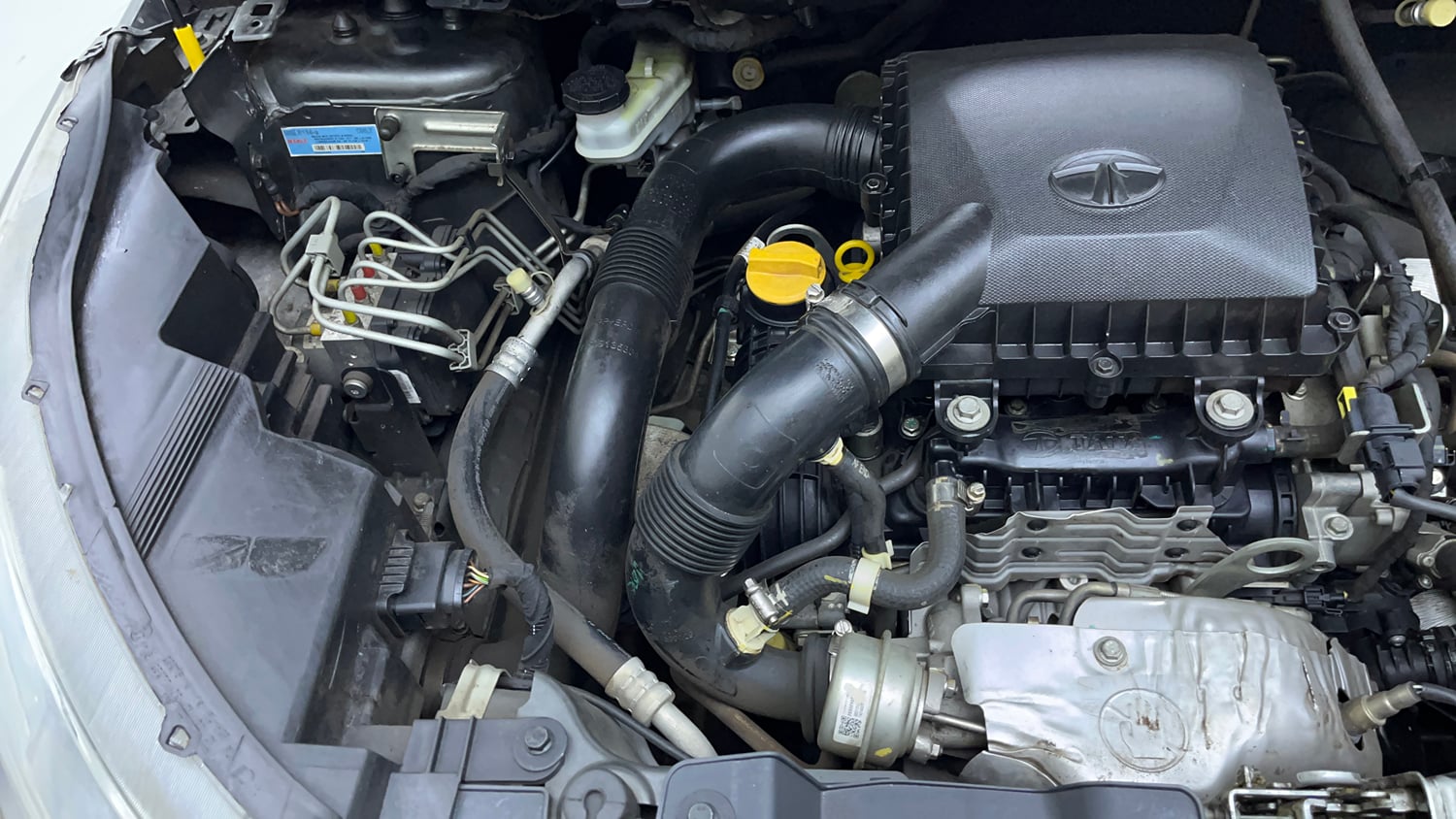 Used 2020 Tata Nexon XZA Plus (O) Dual Tone Petrol Automatic engine ENGINE RIGHT SIDE VIEW