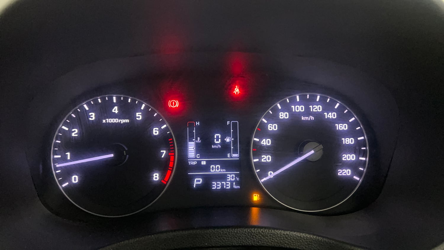 Used 2018 Hyundai Creta SX 1.6 AT Petrol Petrol Automatic interior CLUSTERMETER VIEW
