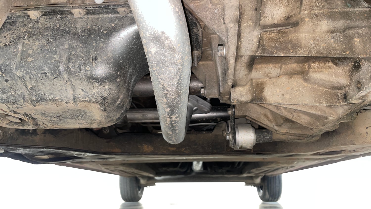 Used 2012 Ford Figo Duratorq Diesel EXI 1.4 Diesel Manual extra FRONT LEFT UNDERBODY VIEW