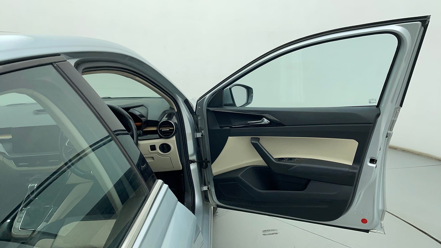 Used 2022 Skoda Slavia Style 1.0L TSI AT Petrol Automatic interior RIGHT FRONT DOOR OPEN VIEW