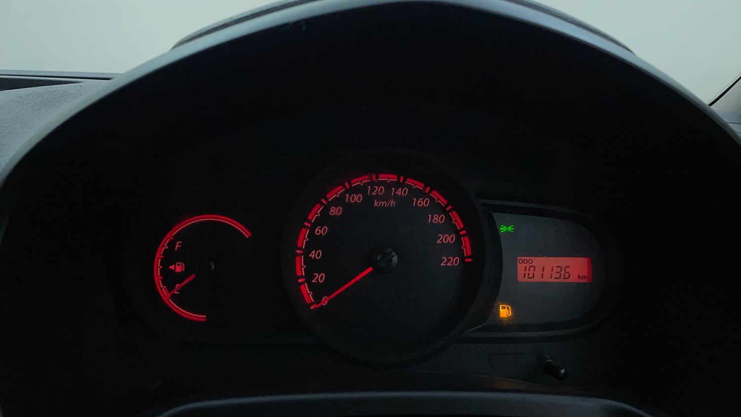 Used 2012 Ford Figo Duratorq Diesel EXI 1.4 Diesel Manual interior CLUSTERMETER VIEW