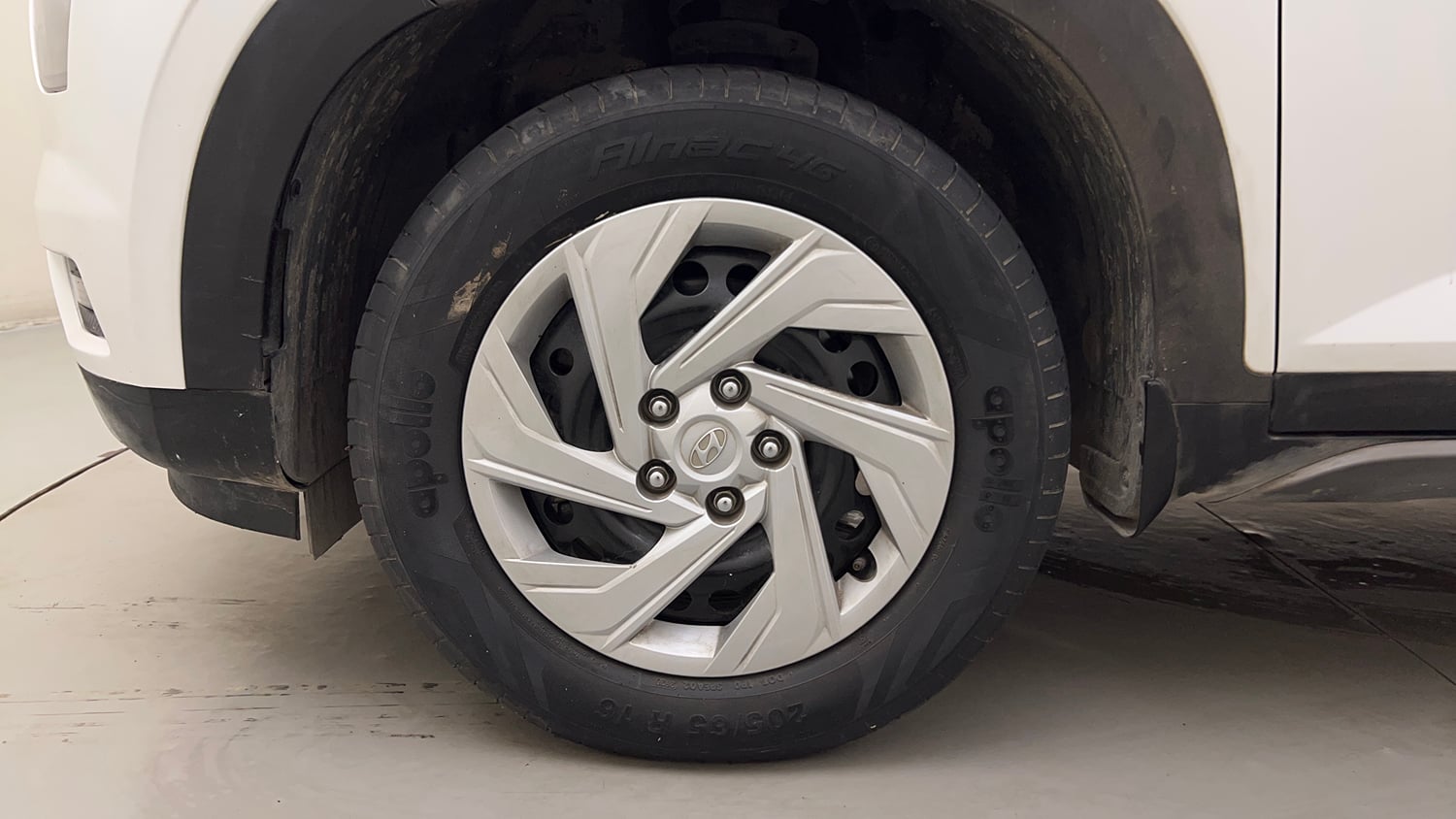 Used 2020 Hyundai Creta EX 1.5 Petrol Petrol Manual tyres LEFT FRONT TYRE RIM VIEW