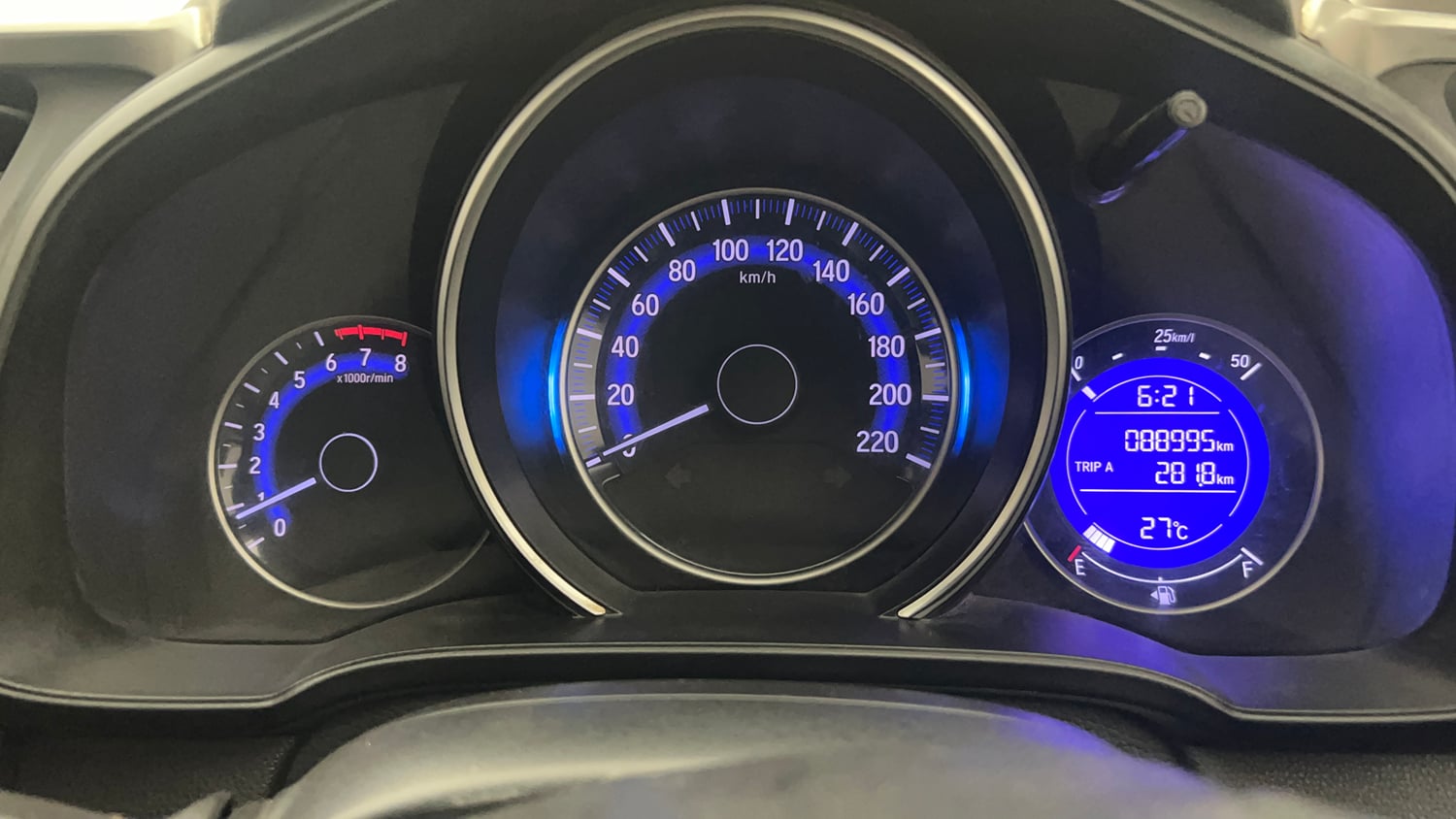 Used 2019 Honda WR-V VX MT Petrol Petrol Manual interior CLUSTERMETER VIEW