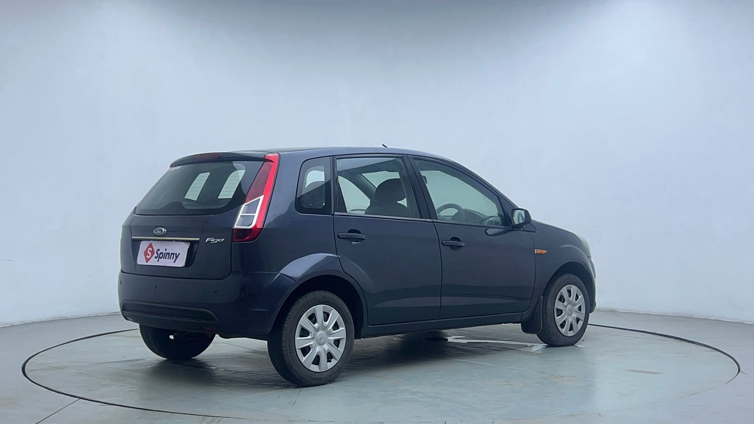 Used 2014 Ford Figo Duratec Petrol ZXI 1.2 Petrol Manual exterior RIGHT REAR CORNER VIEW