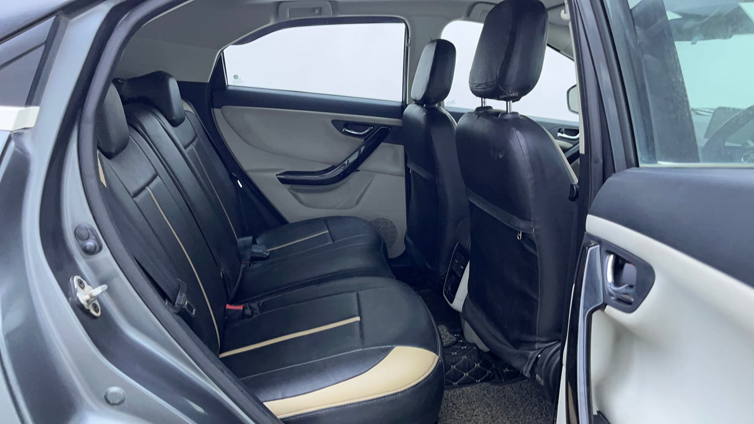 Used 2020 Tata Nexon XZA Plus (O) Dual Tone Petrol Automatic interior RIGHT SIDE REAR DOOR CABIN VIEW
