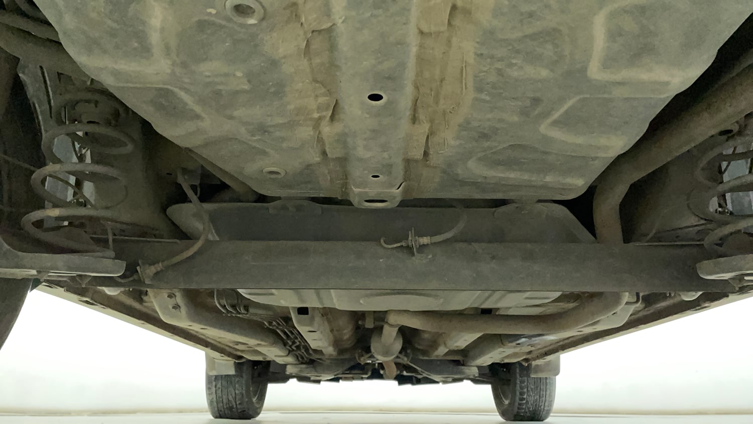 Used 2021 Tata Nexon XZA Plus Diesel Diesel Automatic extra REAR UNDERBODY VIEW (TAKEN FROM REAR)