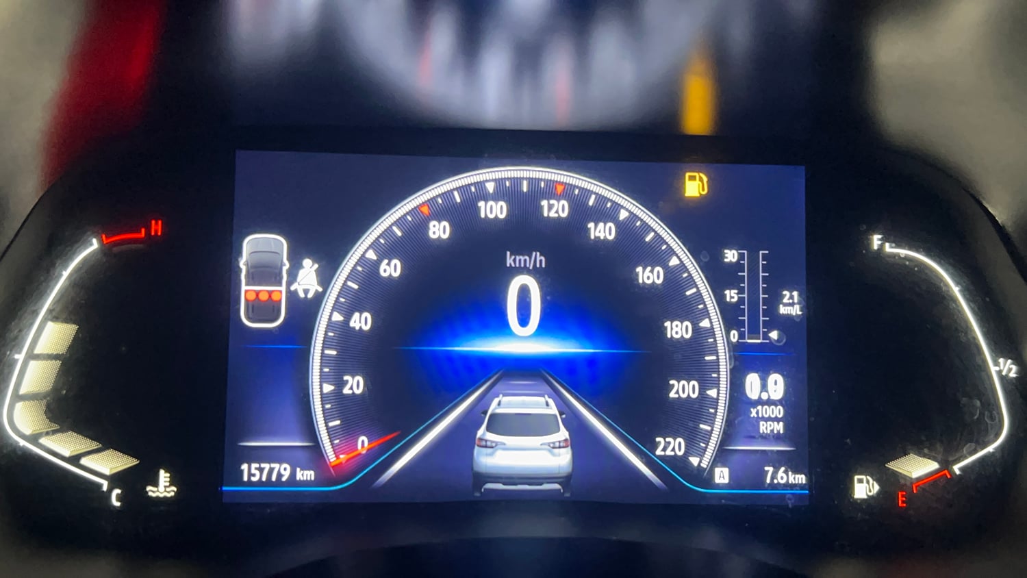 Used 2024 Renault Triber RXZ Petrol Manual interior CLUSTERMETER VIEW