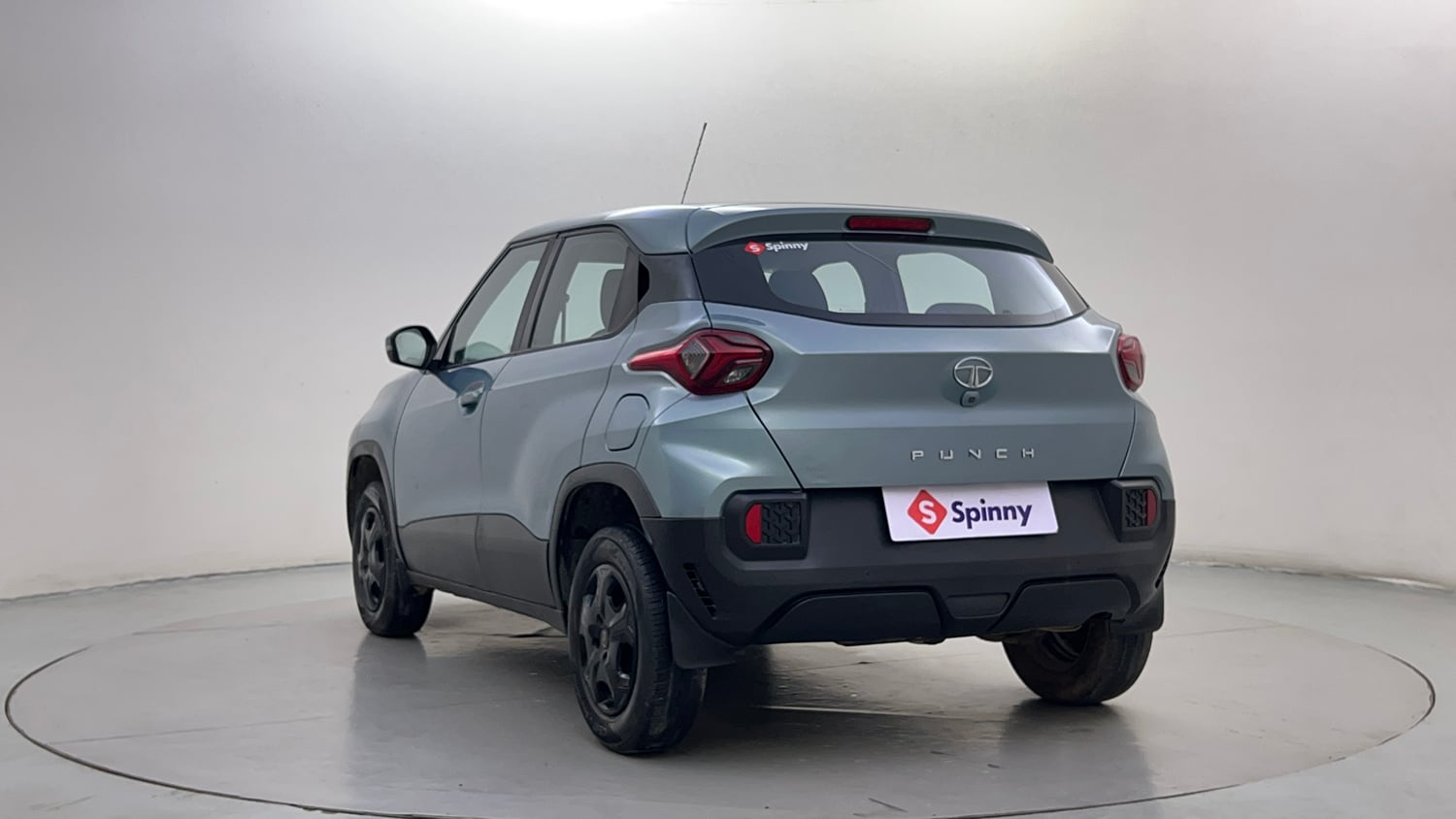 Used 2022 Tata Punch Accomplished AMT Petrol Automatic exterior LEFT REAR CORNER VIEW