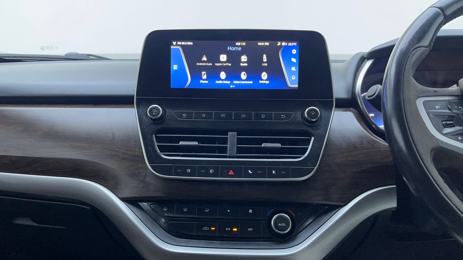 Used 2022 Tata Harrier XZ Plus Diesel Manual interior MUSIC SYSTEM & AC CONTROL VIEW