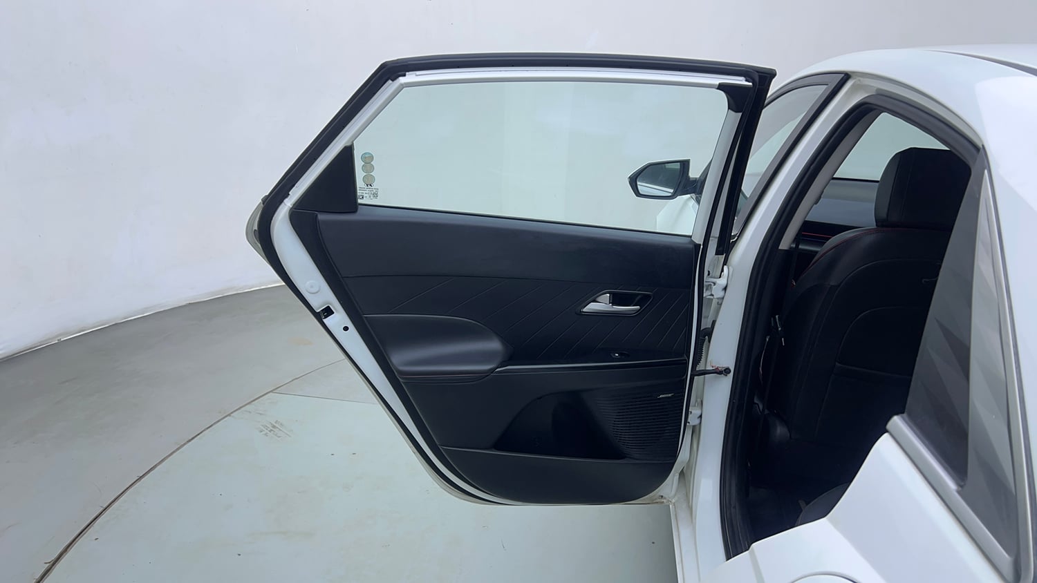 Used 2023 Hyundai Verna SX (O) 1.5 Turbo Petrol DCT Petrol Automatic interior LEFT REAR DOOR OPEN VIEW