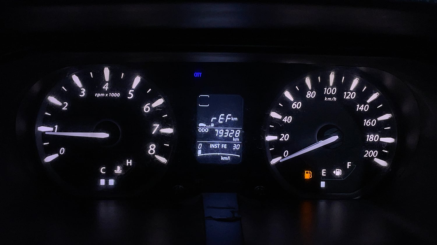 Used 2015 Tata Zest XM Petrol Petrol Manual interior CLUSTERMETER VIEW