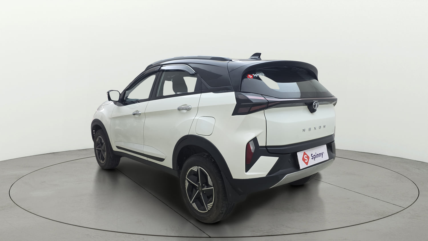 Used 2023 Tata Nexon Fearless Plus S 1.2 Revotron Petrol 6MT DT Petrol Manual exterior LEFT REAR CORNER VIEW