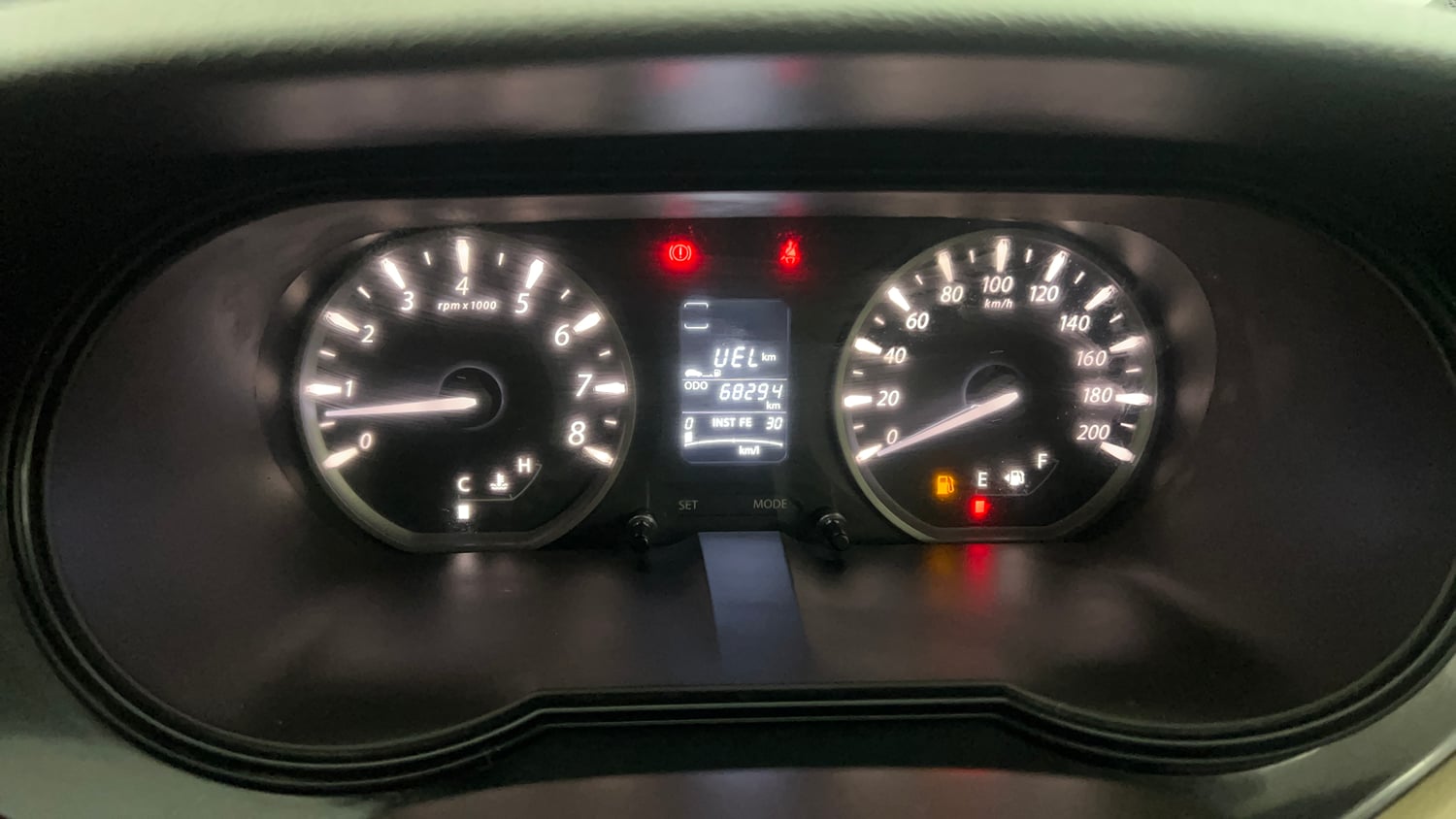 Used 2014 Tata Zest XM Petrol Petrol Manual interior CLUSTERMETER VIEW