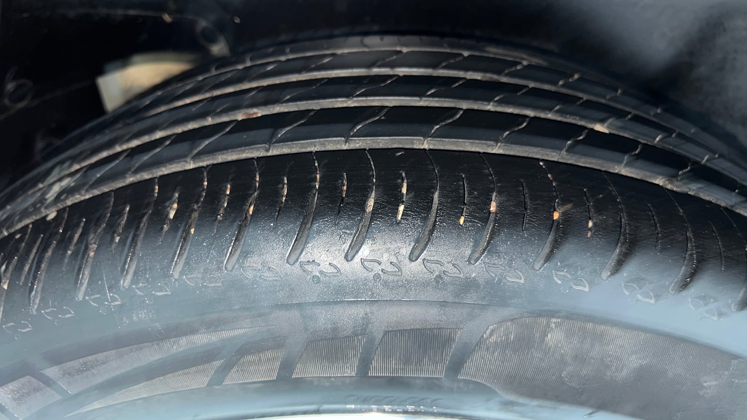 Used 2025 Honda Elevate ZX CVT Petrol Automatic tyres RIGHT REAR TYRE TREAD VIEW