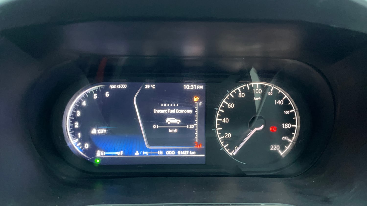 Used 2022 Tata Harrier XZ Plus Diesel Manual interior CLUSTERMETER VIEW