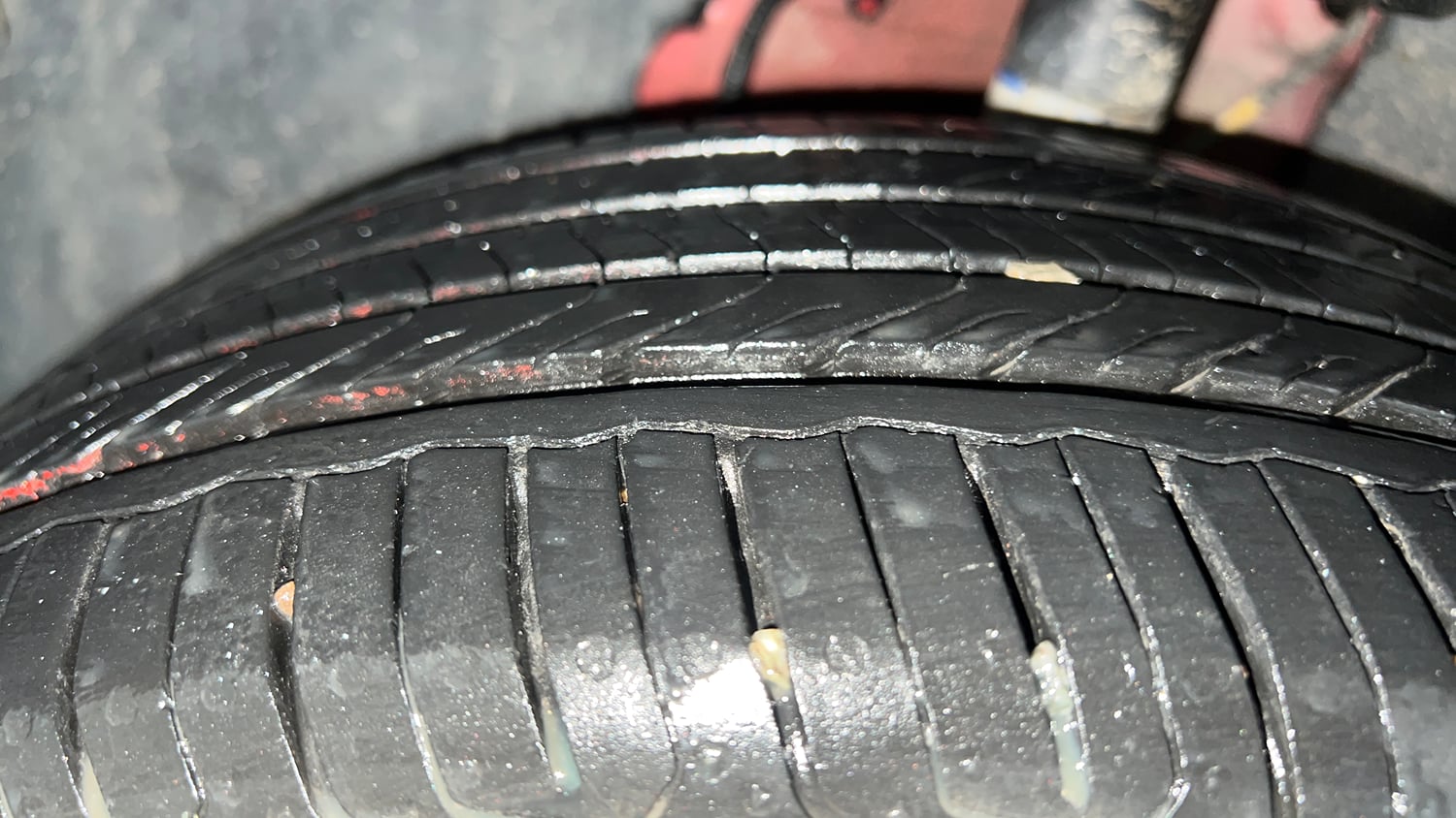 Used 2021 Maruti Suzuki Alto 800 LXi CNG Cng Manual tyres LEFT FRONT TYRE TREAD VIEW