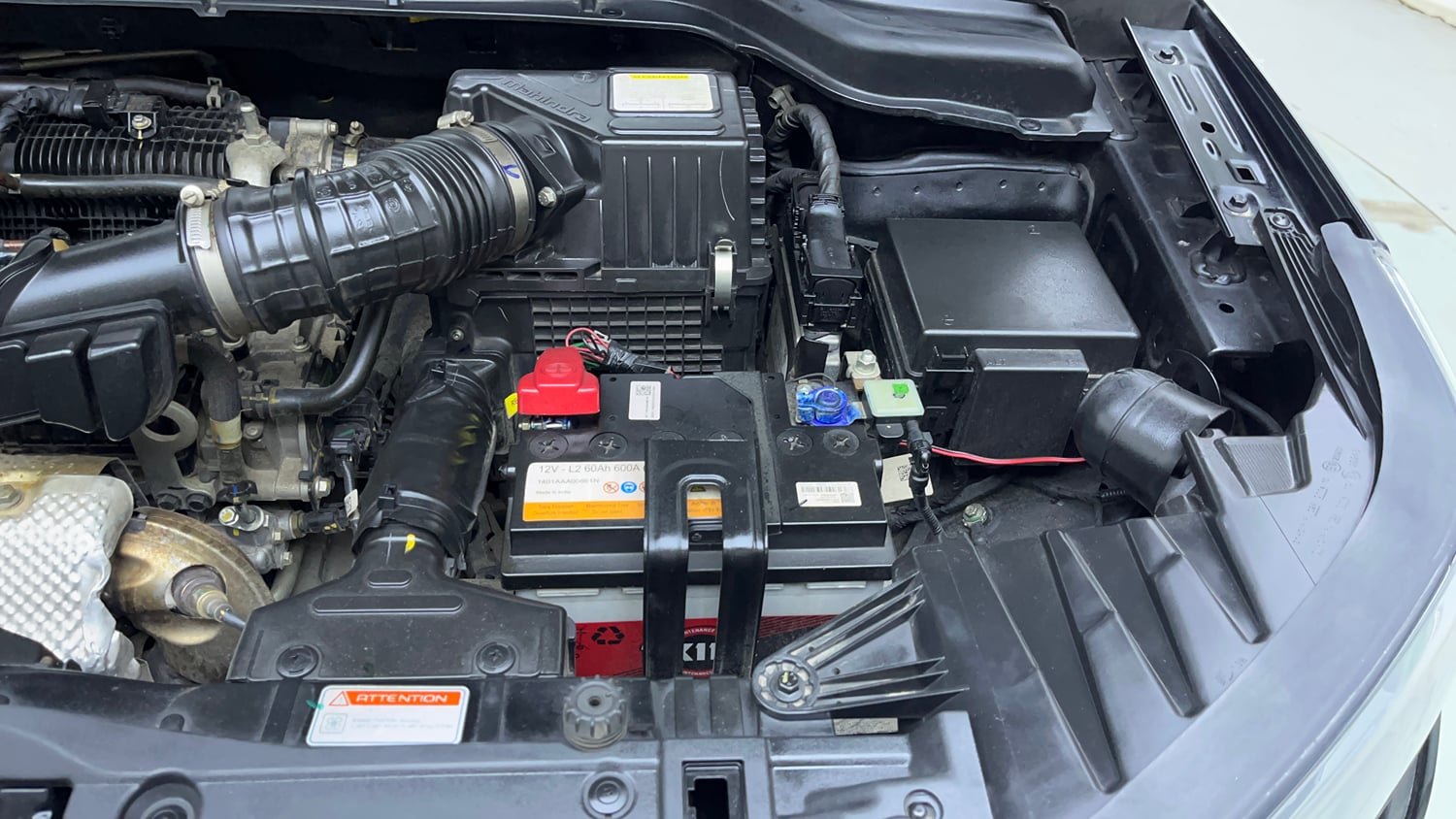 Used 2023 Mahindra XUV 300 W4 1.2 Petrol Petrol Manual engine ENGINE LEFT SIDE VIEW