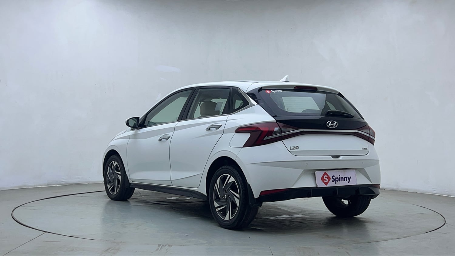 Used 2021 Hyundai New i20 Asta (O) 1.0 Turbo DCT Petrol Automatic exterior LEFT REAR CORNER VIEW