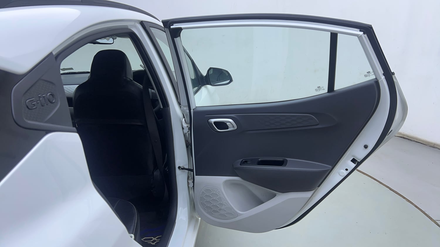 Used 2022 Hyundai Grand i10 Nios Sportz 1.2 Kappa VTVT Petrol Manual interior RIGHT REAR DOOR OPEN VIEW
