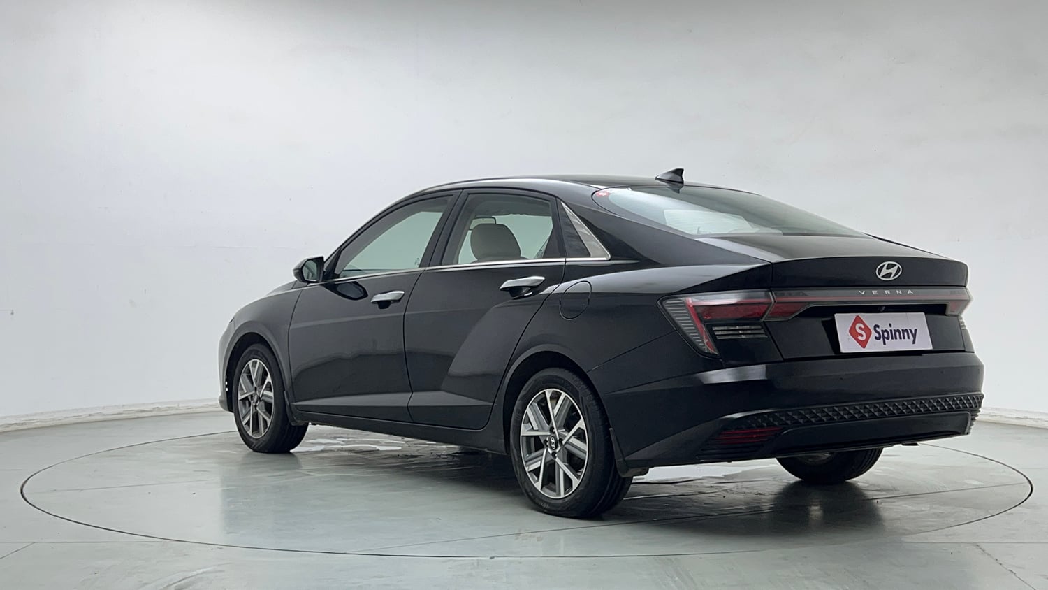 Used 2023 Hyundai Verna SX (O) 1.5 Petrol IVT Petrol Automatic exterior LEFT REAR CORNER VIEW