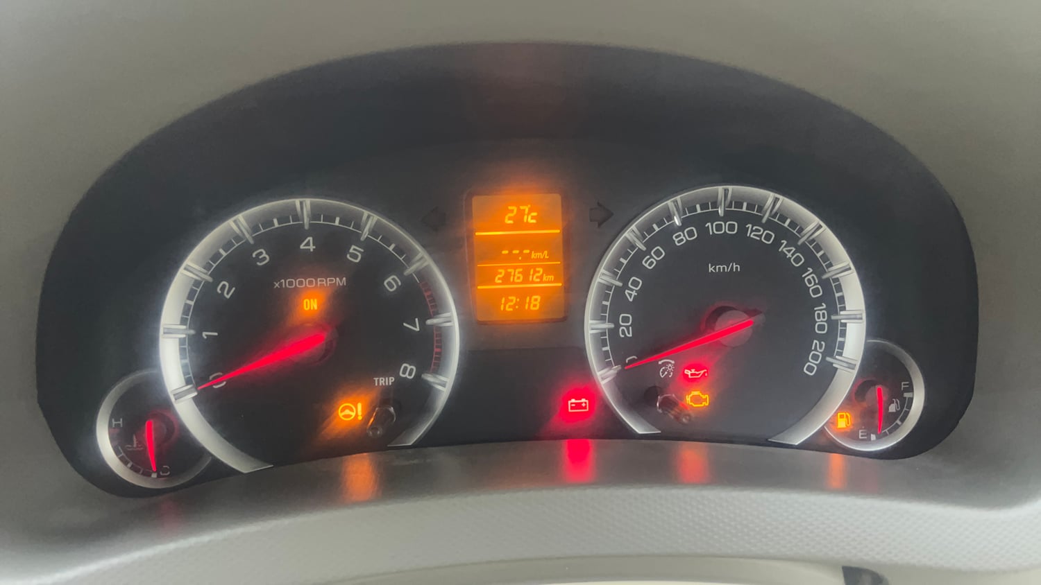 Used 2016 Maruti Suzuki Ertiga ZXI+ Petrol Manual interior CLUSTERMETER VIEW