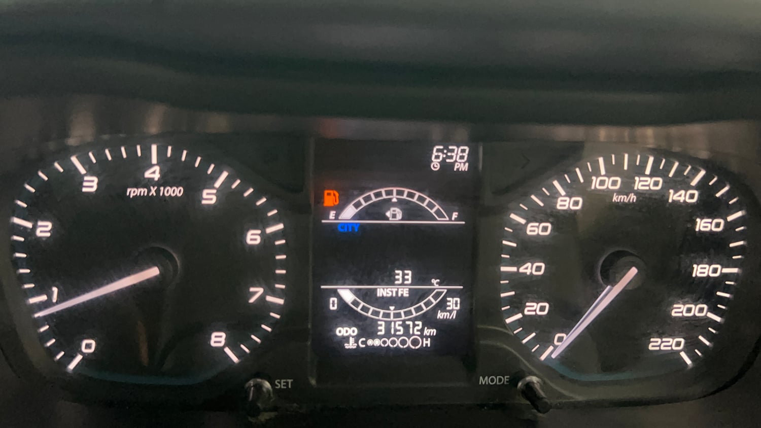 Used 2023 Tata Altroz XZ Petrol Petrol Manual interior CLUSTERMETER VIEW