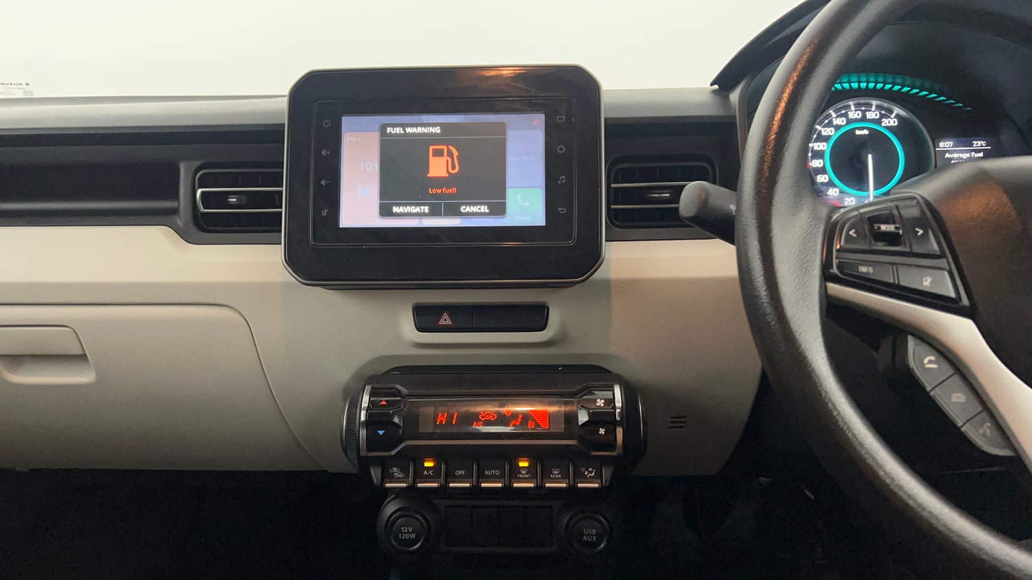 Used 2022 Maruti Suzuki Ignis Alpha 1.2 MT Petrol Manual interior MUSIC SYSTEM & AC CONTROL VIEW