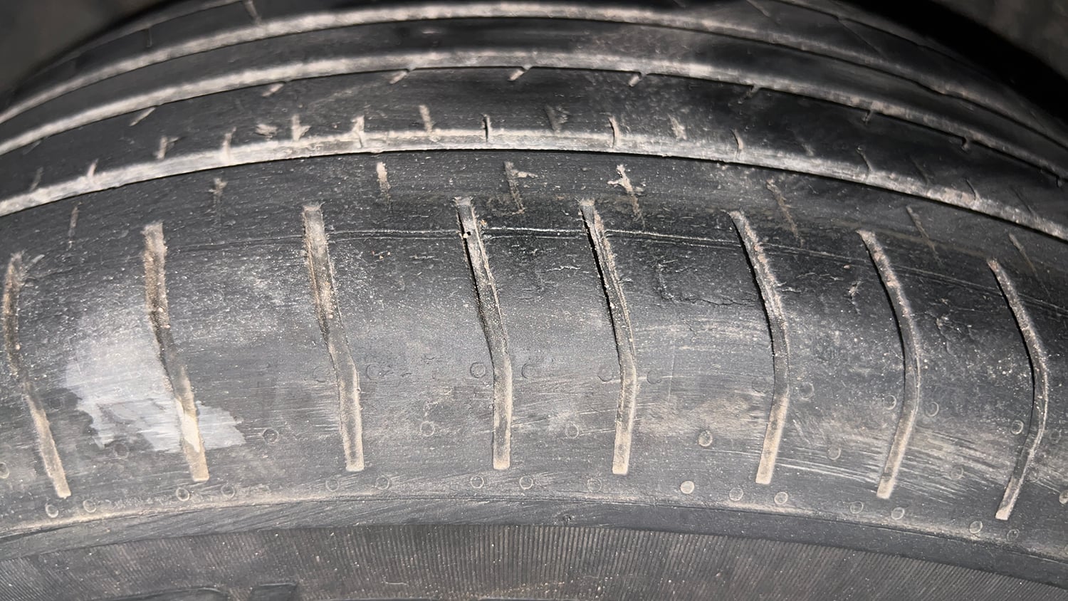Used 2020 Hyundai Creta EX 1.5 Petrol Petrol Manual tyres LEFT FRONT TYRE TREAD VIEW
