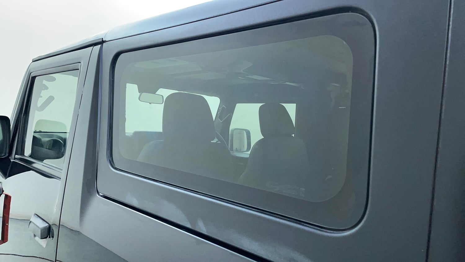 Used 2022 mahindra Thar LX Hard Top Petrol AT 4WD Petrol Automatic interior LEFT REAR DOOR OPEN VIEW
