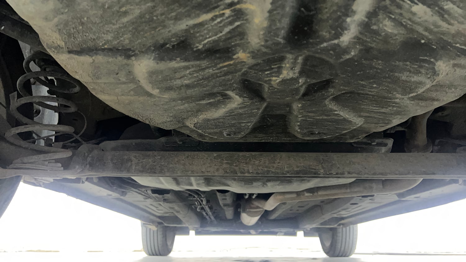 Used 2024 Tata Punch Creative Dual Tone MT Sunroof Petrol Manual extra REAR UNDERBODY VIEW (TAKEN FROM REAR)
